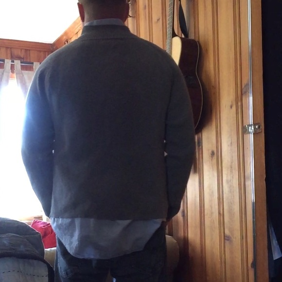 Structure Pullover Gray Ribbed sweater - Picture 2 of 4